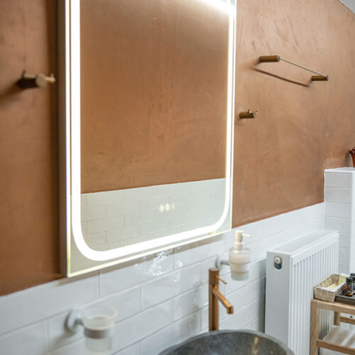 Σοφίτα 2κλινη με τζάκι